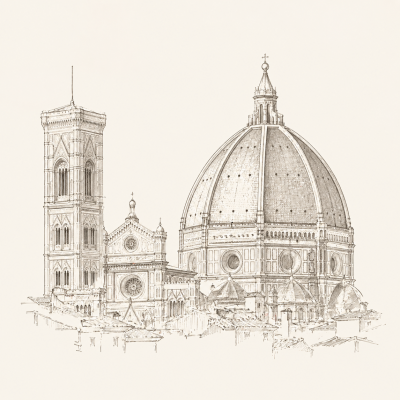 Florence Duomo Sketch